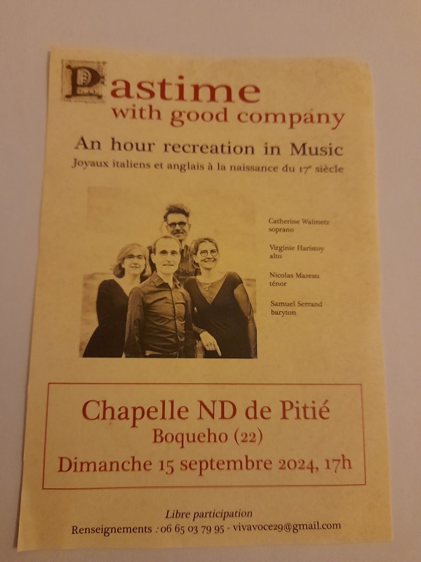 Visuel libre de droit -Groupe Pastime