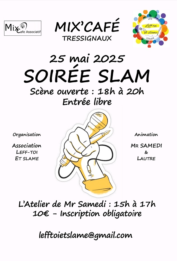 Visuel libre de droit -Leff-Toi et Slame