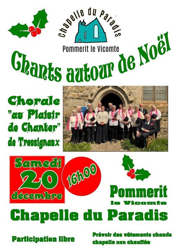 Visuel libre de droit -Les amis de la chapelle dui Paradis