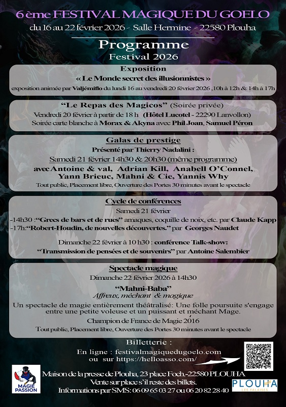 Visuel libre de droit -Festival de Magie